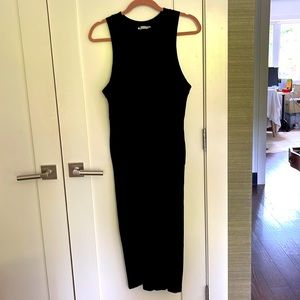 Zara black cotton tank dress
